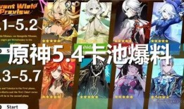 最新原神池子爆料